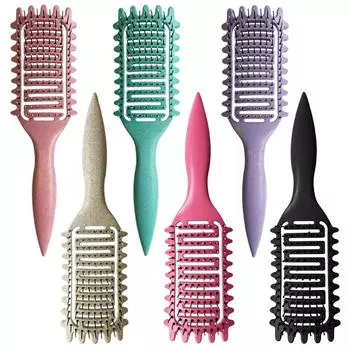 Расческа двойного назначения для массажа кожи головы, выпрямления и формирования локонов