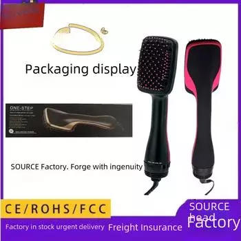 Расческа двойного назначения для выпрямления волос и домашних животных с функцией массажа, сухая/влажная укладка, бытовой фен EU Standard