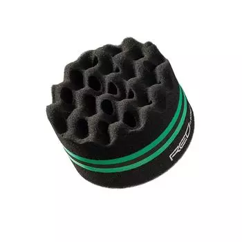 Расческа-губка Red by Kiss с закрученной структурой, двусторонняя (обе ладони) красный