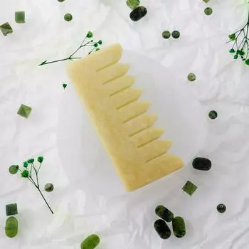 Расческа из нефритового камня из натурального камня