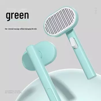 Расческа-щетка для вычесывания шерсти длинношерстных кошек и собак.