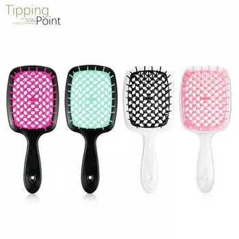 Расческа-сетка Zuo Xiang, расческа с воздушной подушкой, доступна в нескольких цветах для домашнего использования. розовый/циан