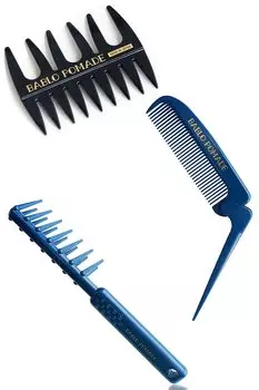 Расческа складная Bablo Pomade Blue Mesh Comb Gel Comb Portable Comb & & Men s
