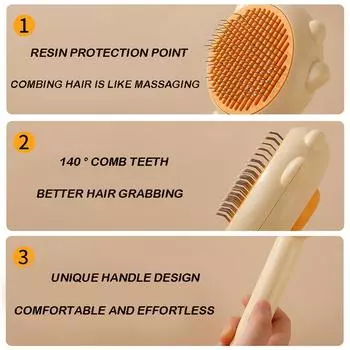 Расчески для кошек, щетка для ухода за домашними животными, волшебная массажная расческа, товары общего назначения с кусачками для ногтей для кошек и собак, чистка и уход зелёный