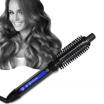 Расчёска-стайлер для укладки волос 2 в 1 (Завивка и выпрямление)
