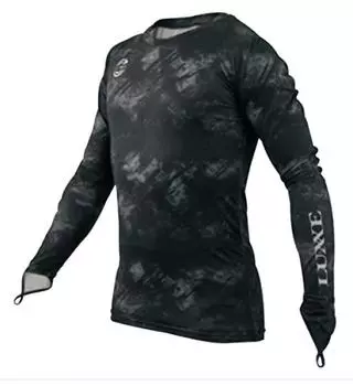 Рашгард Gamakatsu Active Cool LE4001 черный M чёрный