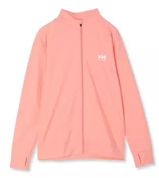 Рашгард с длинным рукавом и молнией на молнии УФ-защита для бассейна и моря унисекс HH82406 Sheer Orange M [Helly Hansen]