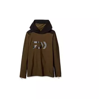 Рашгард с капюшоном Daiwa UV Cut с длинными рукавами DE 62009 2XL/khaki