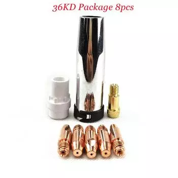 Расходные материалы для горелки 36KD, газовые сопла, держатели наконечников, газовый диффузор 0.8mm