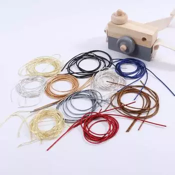 Расходные материалы Металл Серебро Золото Французская проволока Нитки для вышивки Индийская проволока Швейные принадлежности 6