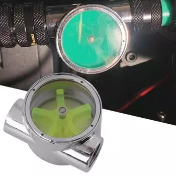 Расходомер воды, 2 направления, 5 рабочих колес, вращающийся индикатор скорости охлаждения из алюминиевого сплава