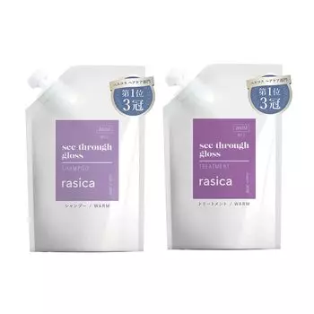 rasica Gloss Shampoo Treatment Refill Murashan Purple Shampoo Purple Treatment Murasaki Shampoo Purple Shampoo Beauty Salon Exclusive Set WARM 350ml