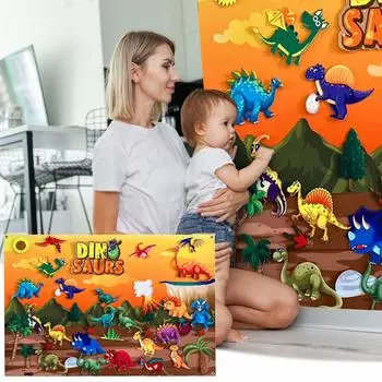 Раскадровка космической доски, раскадровка для детей 4,1*3,0 футов, обучающая раскадровка динозавров, игровой набор динозавров, мальчики и девочки жёлтый