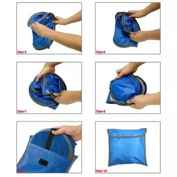 Раскладная палатка Парковка в машине Мини-теневая палатка Теневой купол Кемпинг для загара Пляжная индивидуальная защитная палатка для лица Солнцезащитный тент синий