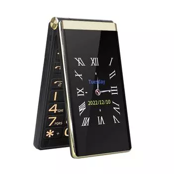 Раскладные телефоны Раскладной телефон M9 Многофункциональные мобильные телефоны красный