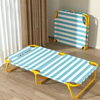 Раскладушка для собак на весну и лето для крупных собак золотистых ретриверов средних и крупных собак в полоску, складная раскладушка для собак, раскладушка для кошек, будка для домашних животных S: 70 * 58 * 16cm