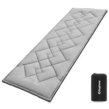 Раскладушка KingCamp Cot Ultra Compact Camping Nap для сна во время стихийного бедствия 190 x 64 см, складная, легкая, нескользящая, фиксированная, коврик, коврик,