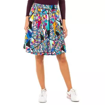 JWK001 Женская расклешенная юбка с подкладкой 40