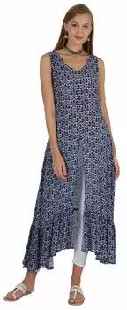 Расклешенные курти с принтом Phagun Indo Western для женщин в традиционном индийском стиле без рукавов 2XL малиновый