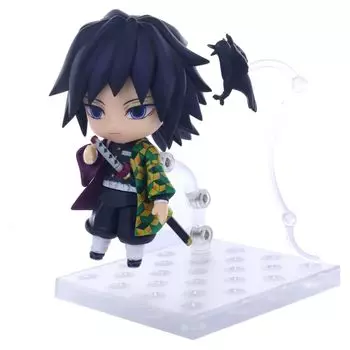 Раскрашенная подвижная фигурка Nendoroid Demon Kimetsu no Yaiba Giyu Tomioka 84797 Slayer, немасштабируемая АБС и ПВХ