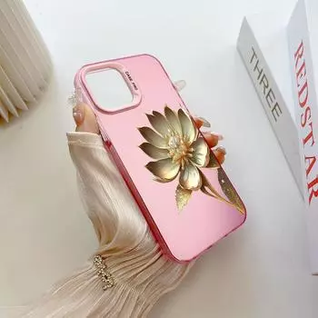 Окрашенный узор, красочный серебристый, двухсторонний, жесткий, противоударный чехол для телефона Vivo Vivo S1 темно-розовый