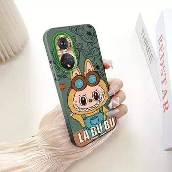 Раскрашенный узор, разноцветный, серебристый, двусторонний твердый корпус, противоударный противоударный чехол для телефона для Huawei Honor Infinix Tecno iPhone Honor X6A зелёный