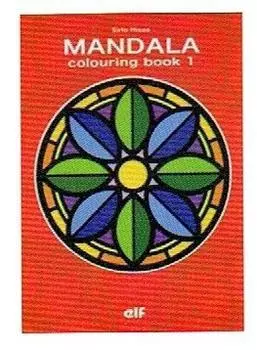 Раскраска эльфов MANDALA1 Red (Рисунок мандалы) красный