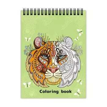 Раскраска для взрослых «Декомпрессия» Раскраска «Животные» Раскраска «Расслабляющая наклейка» Раскраска «Тетрадь» Набор One Size