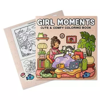 Раскраска по мотивам молодежного мультсериала One Size зелёный