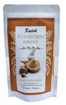Raslok Pure Fuller Earth Powder Multani Mitti Organic Face Bentonite Clay Mask No Added Fragrance Natural Face Mask Mask Pack Multani Matti Powder