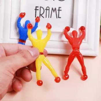 Распаковываемые игрушки-обманщики Суп-игрушки автоматически скатываются вниз 1 шт./10 шт. x липкий настенный альпинист? Безопасность материала Взаимодействие родителей и детей Цвет Случайный Ручная работа 1Pc