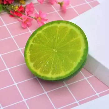 Распакуйте цветную печать, имитация половины фруктов, модель фруктовой еды, креативный подарок