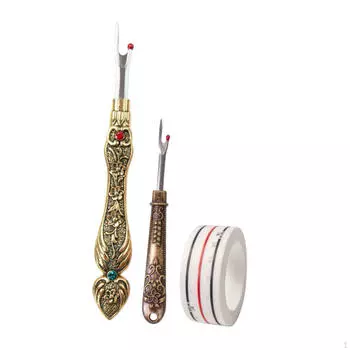 Распарыватели швов, ниточечные съемники, удобная ручка с 1 рулоном ленточного стежка для Set A