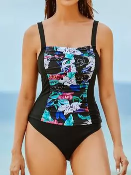 Распечатать тонкий цельный купальник женский 2024 купальники женские купальные костюмы для купания купальный костюм пляжная одежда S белый