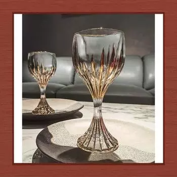 Расписанные вручную бокалы для красного вина класса люкс, домашние бокалы из высококачественного хрустального стекла, креативные бокалы для вина. 300ml