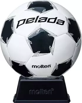 Расплавленный футбольный мяч №. 2 сувенирных подписанных мяча Pereda White x Metallic Black F2L500 [модель 2020 г.]