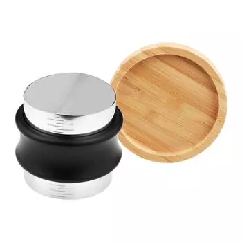 Распределитель кофе 2 в 1, 58 мм, и темпер, выравниватель кофе с двойной головкой из нержавеющей стали и регулируемой головкой 58mm