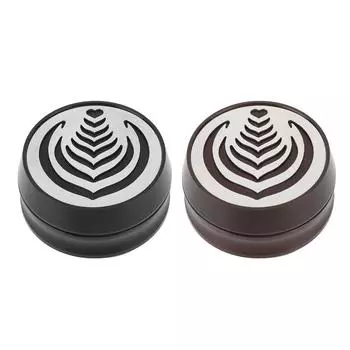 Распределитель кофе 58 мм, выдолбленный инструмент для распределения кофе из нержавеющей стали с регулируемой высотой Black