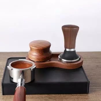 Распределитель кофе и темпер 3-в-1, профессиональный набор для ручного молотка для эспрессо, 58 мм, с коричневый