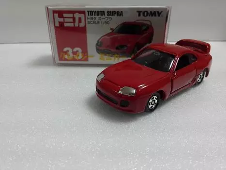 Распродано Tomica Toyota Supra Crazy Mini Car Circle с чехлом №33