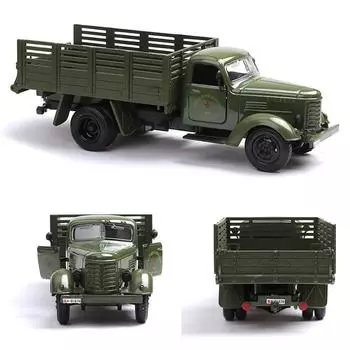 Распродажа 1:36 модель из сплава военного транспорта, имитация металла, литье под давлением, звук и свет, модель с откидным механизмом, бесплатная доставка зелёный