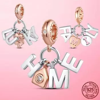 Распродажа 925 пробы стерлингового серебра подвеска в виде бусины-подвески подходит для оригинального модного браслета ювелирные изделия подарок