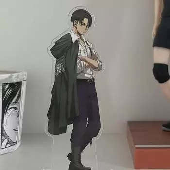 Распродажа акриловых подставок в честь 10-летия «Атаки титанов» Леви Акермана