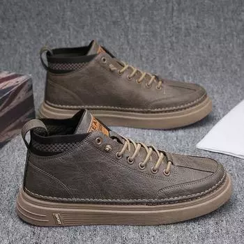 Распродажа, черные мужские туфли для шеф-повара, водонепроницаемые и нескользящие, кухонные рабочие туфли на плоской подошве, мужские кожаные туфли с одной педалью, повседневная модная обувь 39 коричневый