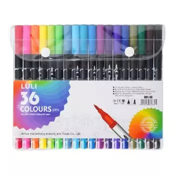 распродажа Цветная акварель 48 цветов цветная кисть маркер иллюстрация акварель искусство как для смелых, так и для изящных для офиса искусство искусство футляр для хранения подарок [Stock