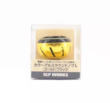 Распродажа Цветная алюминиевая круглая ручка Daiwa SLPW, размер L GD (9183)