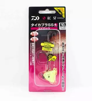 Распродажа Daiwa Kabura SS+ Tenya Jig Size 10 UV Glow/Gold Flake (3158)