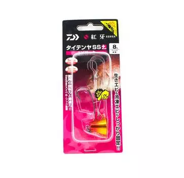 Распродажа Daiwa Kohga Tai Tenya Lure SS+ Размер 8 UV Красный/Золотой 002205