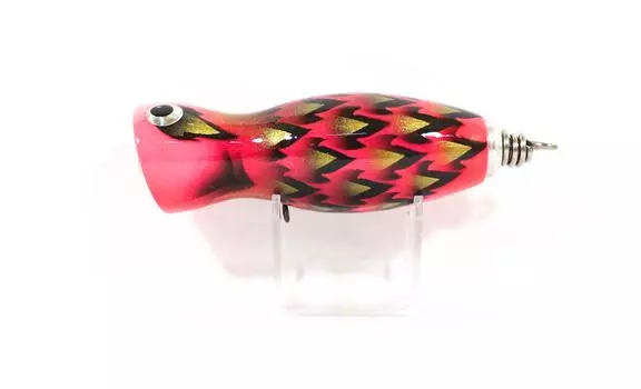 Распродажа Деревянный Поппер Baby Floating 90 мм 17 граммов Дракон Красный (1084)