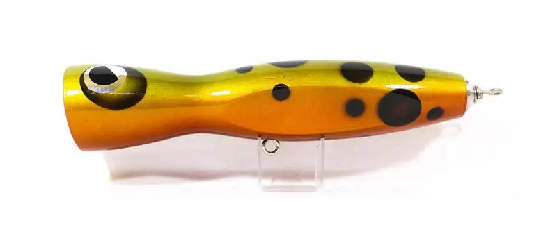 Распродажа Деревянный поппер Flatside Floating 210 мм 130 граммов Золотой жук (1049)